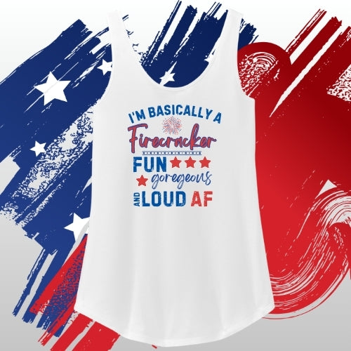 Firecracker-Fun-Gorgeous-Loud (Women's Tank)