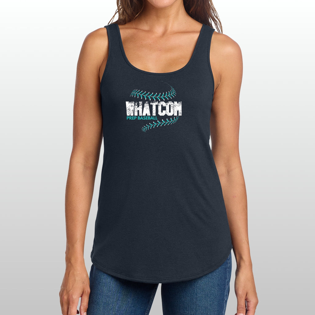 Whatcom Prep Women's Baseball Seam Relaxed Tank