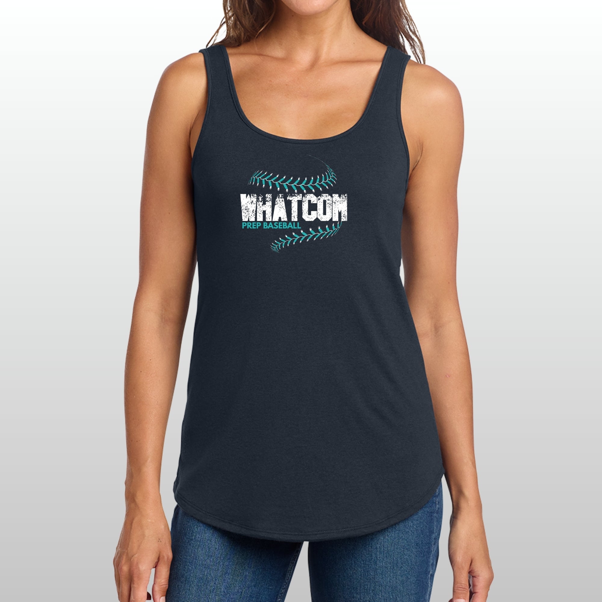 Whatcom Prep Women's Baseball Seam Relaxed Tank