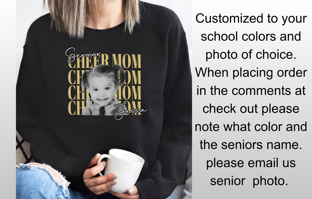 Ferndale Senior Cheer Photo Crewneck