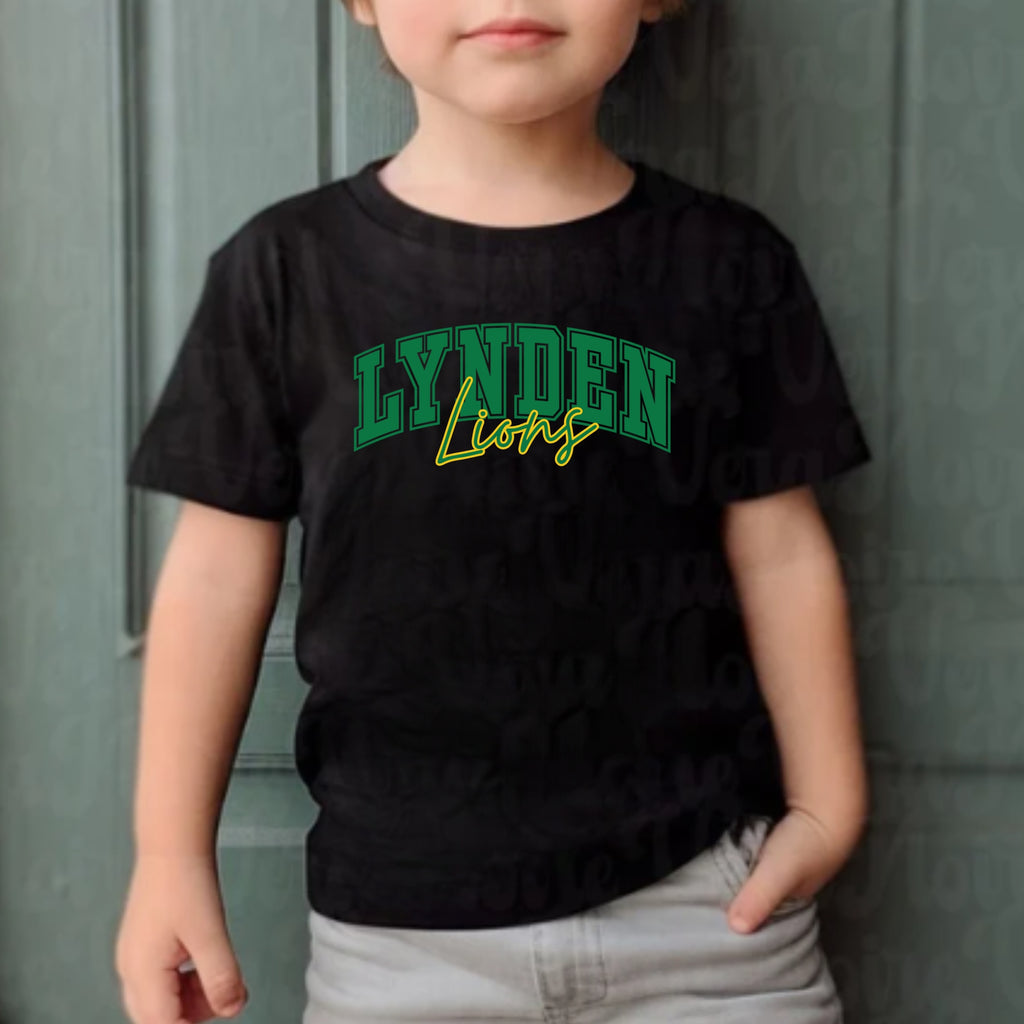 Lynden Lions Cursive Shirt
