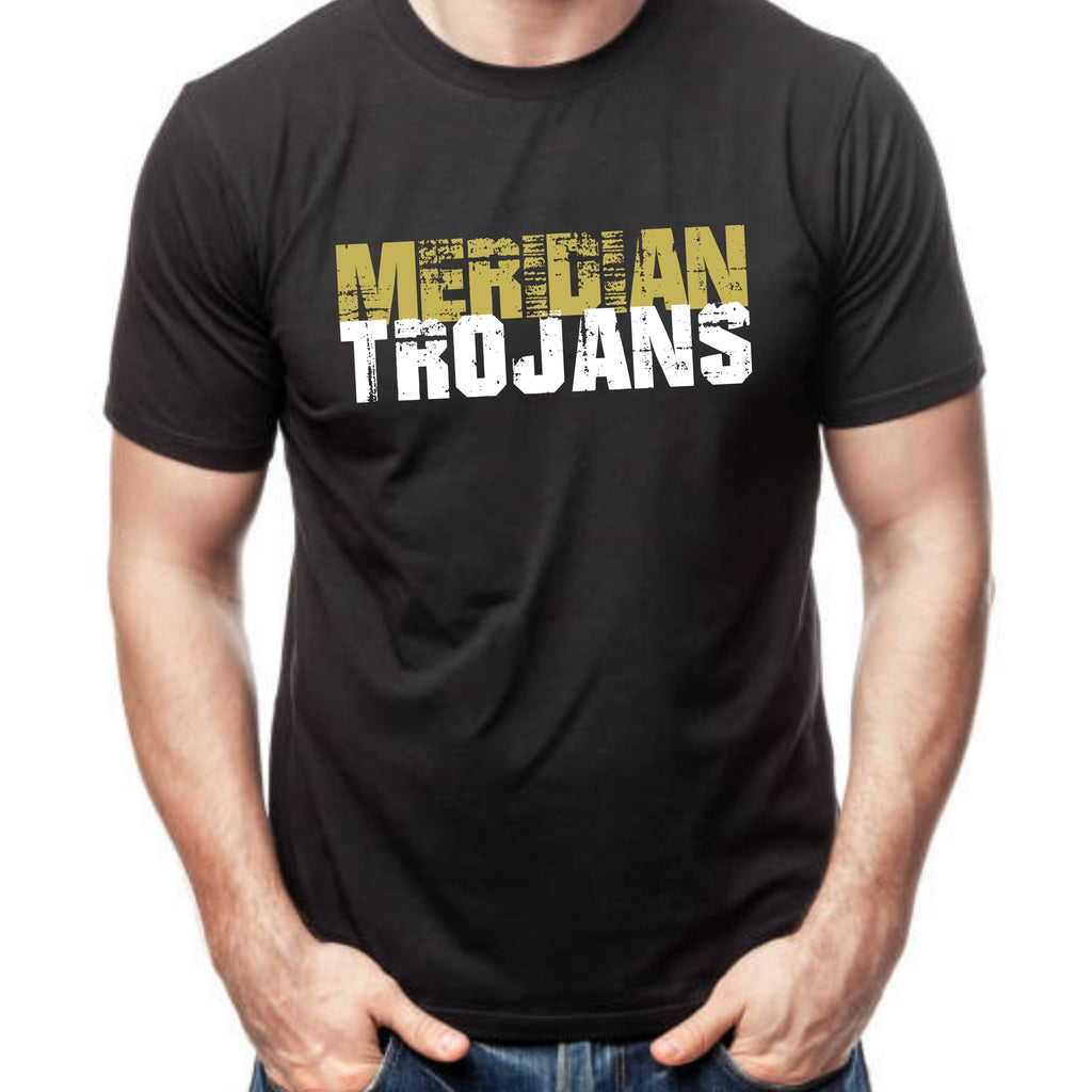 Meridian Trojans Grunge Shirt