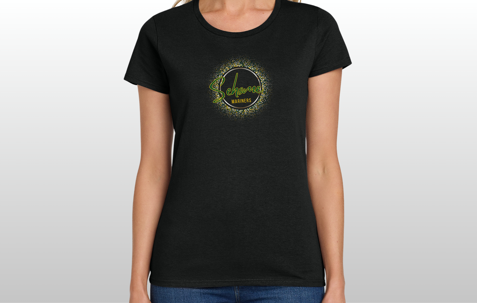 Sehome Glitter Circle T-shirt