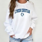 Lynden Christian Mascot Logo Crewneck Sweatshirt