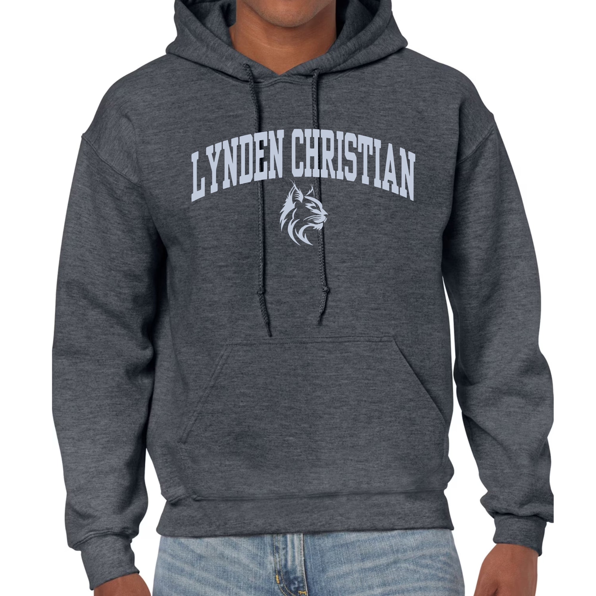 Lynden Christian Mascot Logo Hooded Sweatshirt