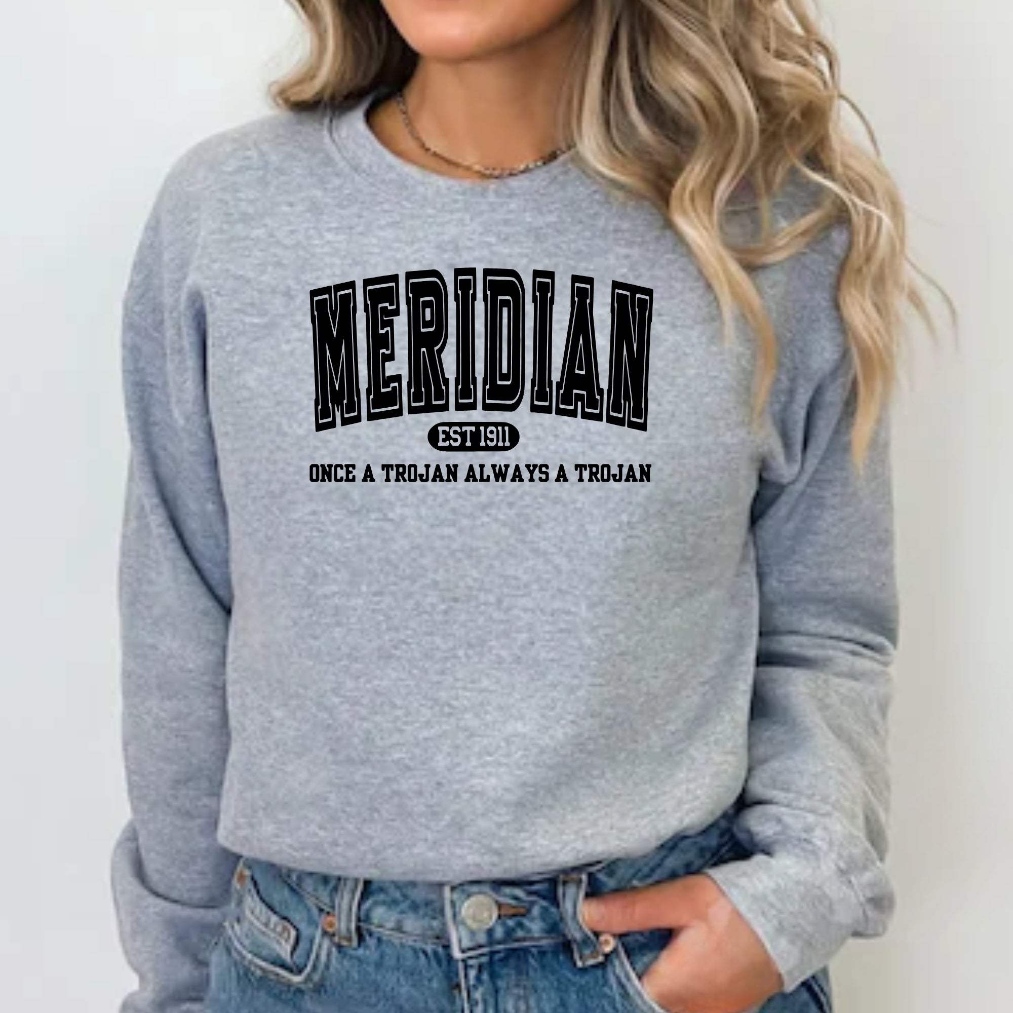 Always A Trojan Crewneck Sweatshirt