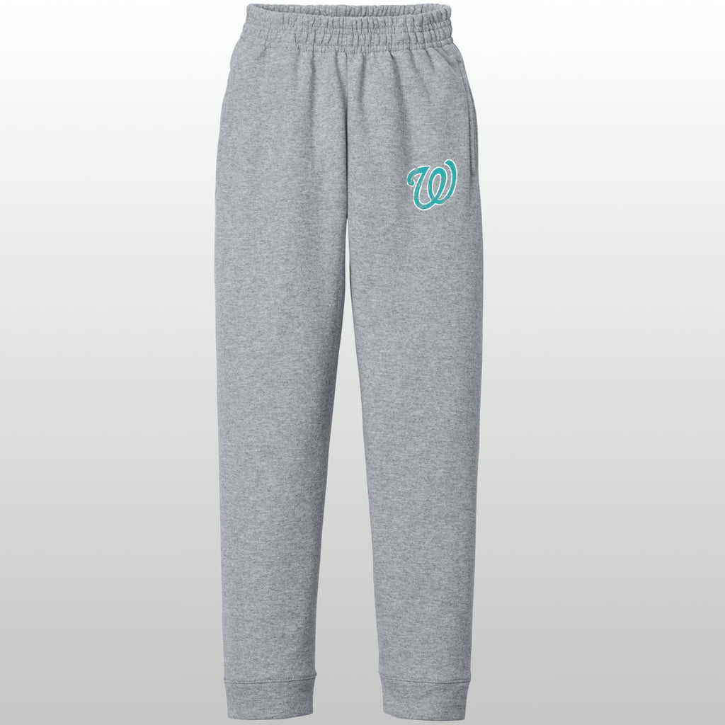 Whatcom Prep Baseball Distressed Sweatpants