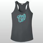 Whatcom Prep Women's Distressed Racerback Tank