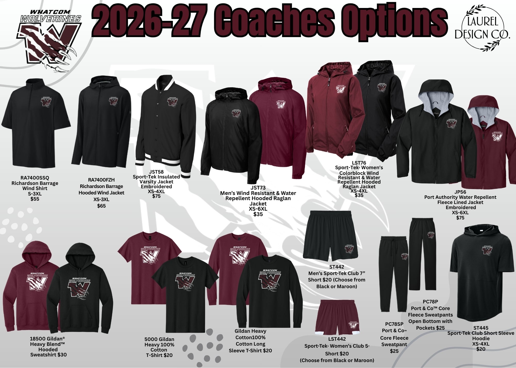 Whatcom Wolverines Coaches Gear