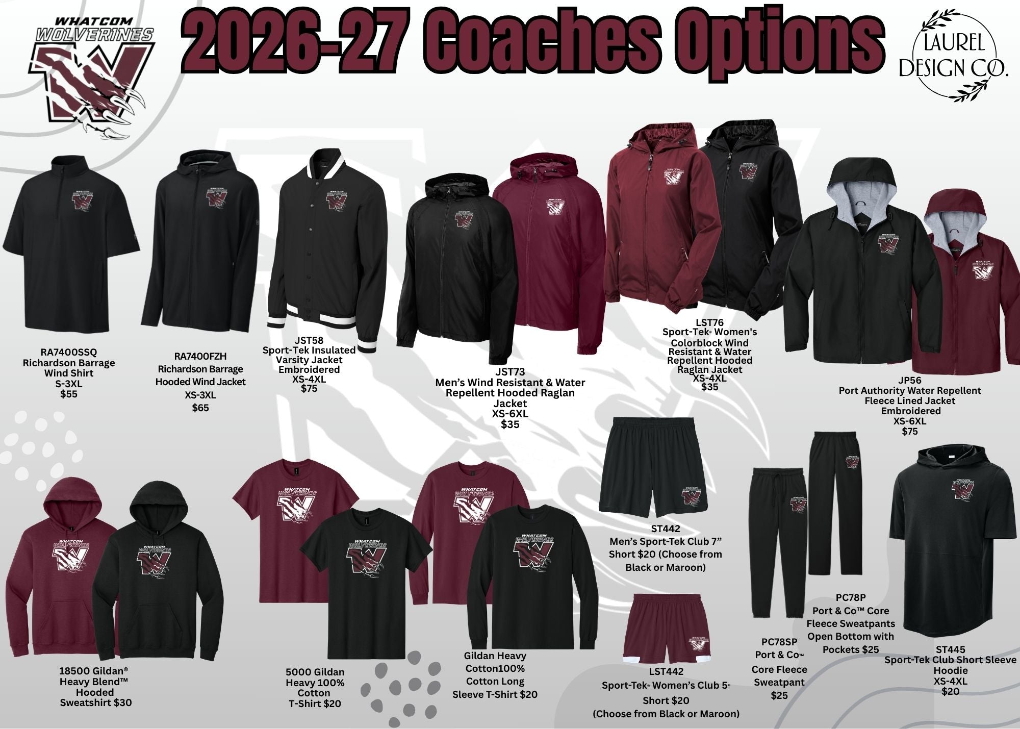 Whatcom Wolverines Coaches Gear