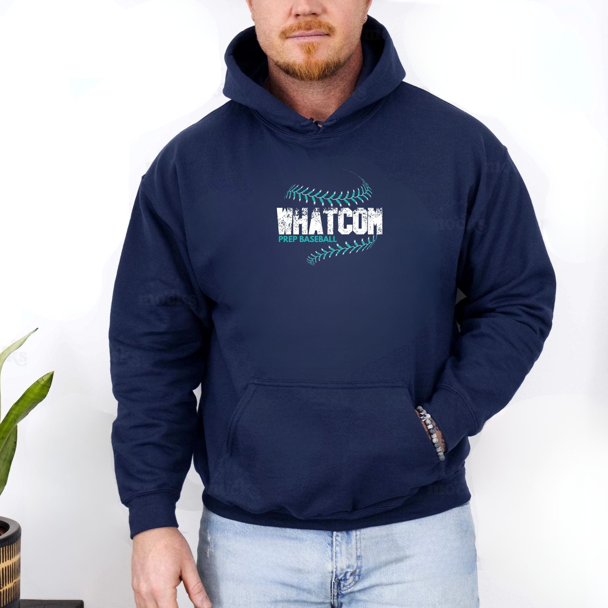Whatcom Prep Baseball Seams Hoodie