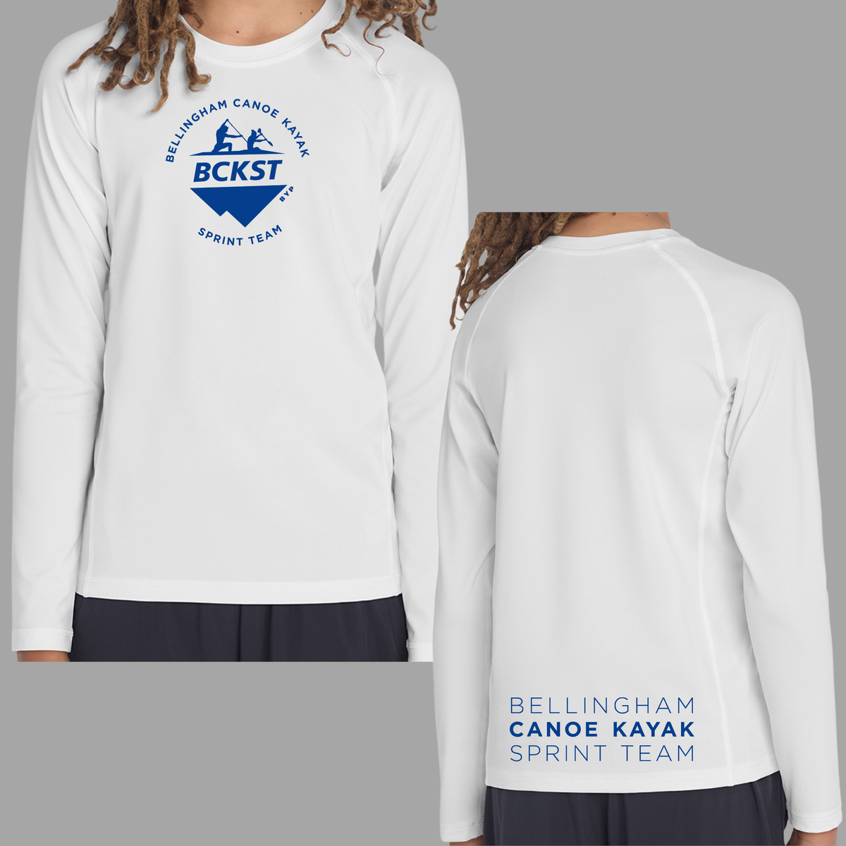 BCKST Sport Tek Youth Long Sleeve Rashguard