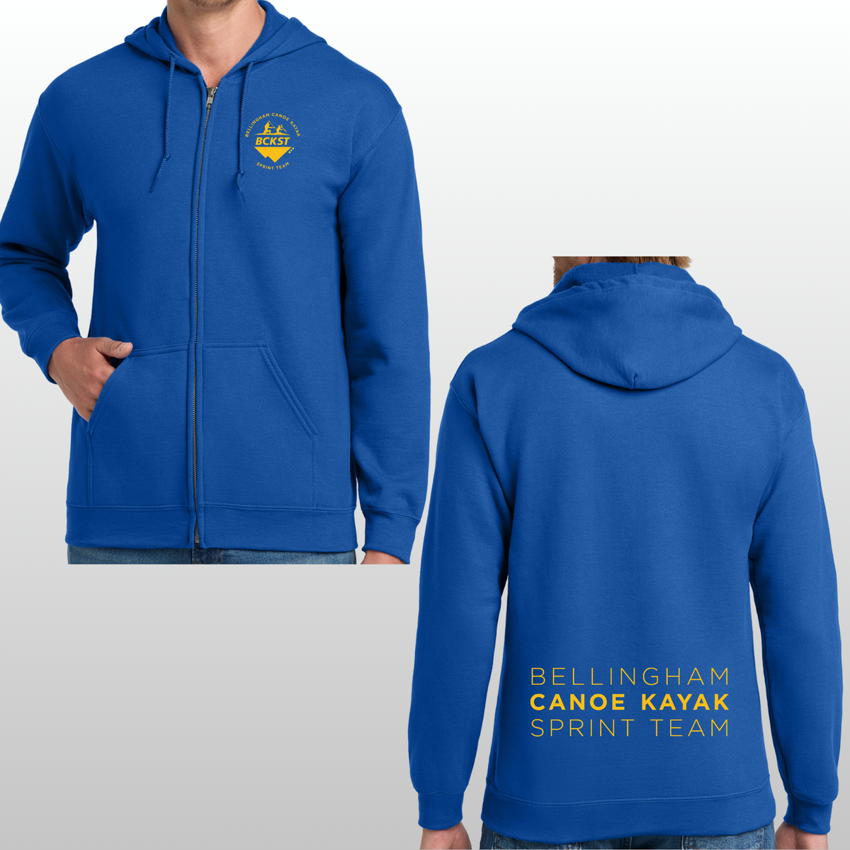 BCKST Zip Up Hoodie